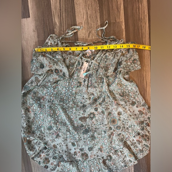 NWT Victoria’s Secret Sheer Floral Babydoll Nightie/Tank Top w/ Ruffles SZ L - Picture 9 of 10